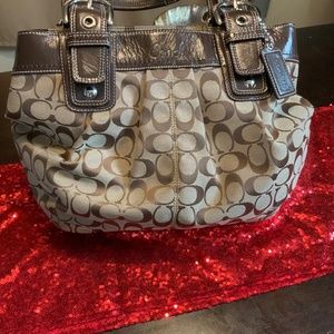 Brown Coach Signature Soho Bag